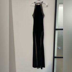 Black sheer gown